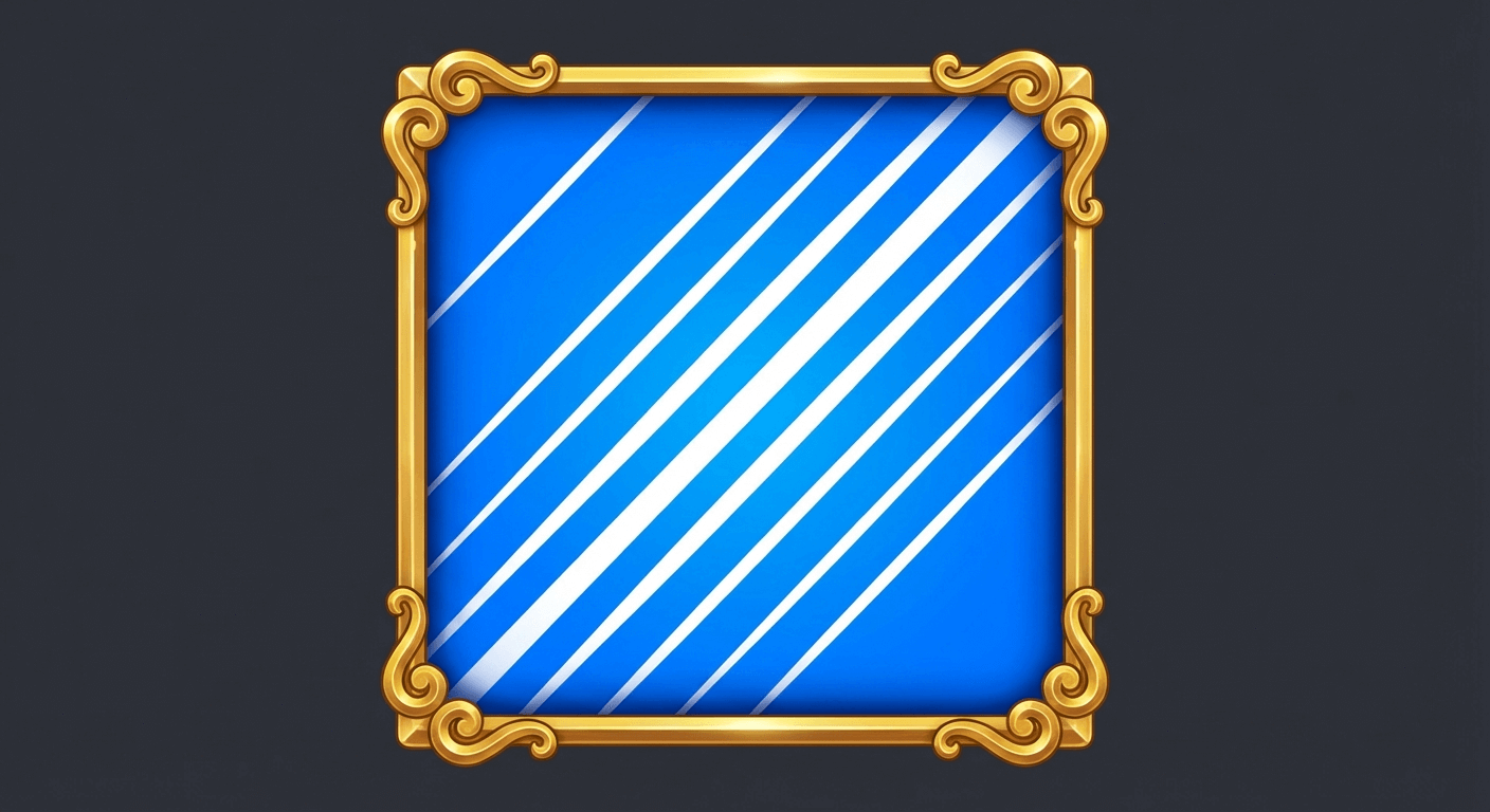 Blauer Blitz Symbol