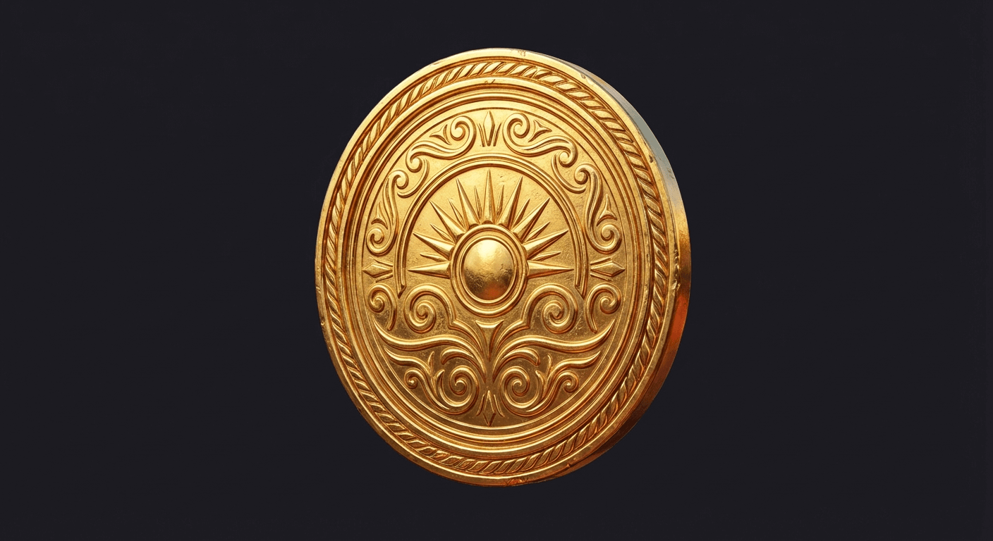 Goldener Kreis Symbol