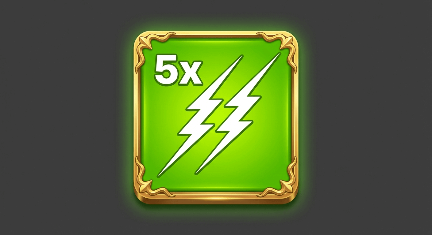 Grüner Blitz Symbol